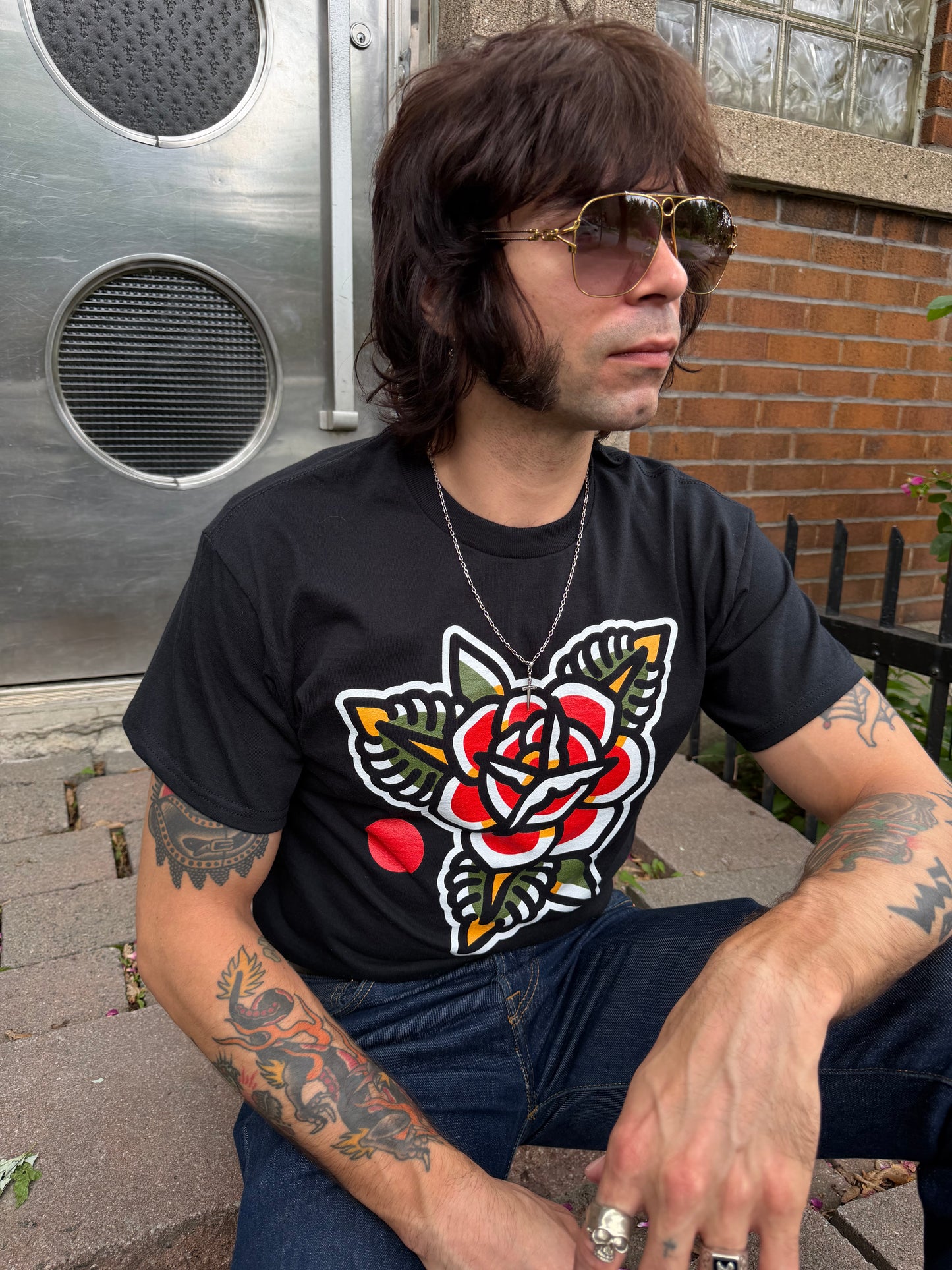 Rose Red Tee