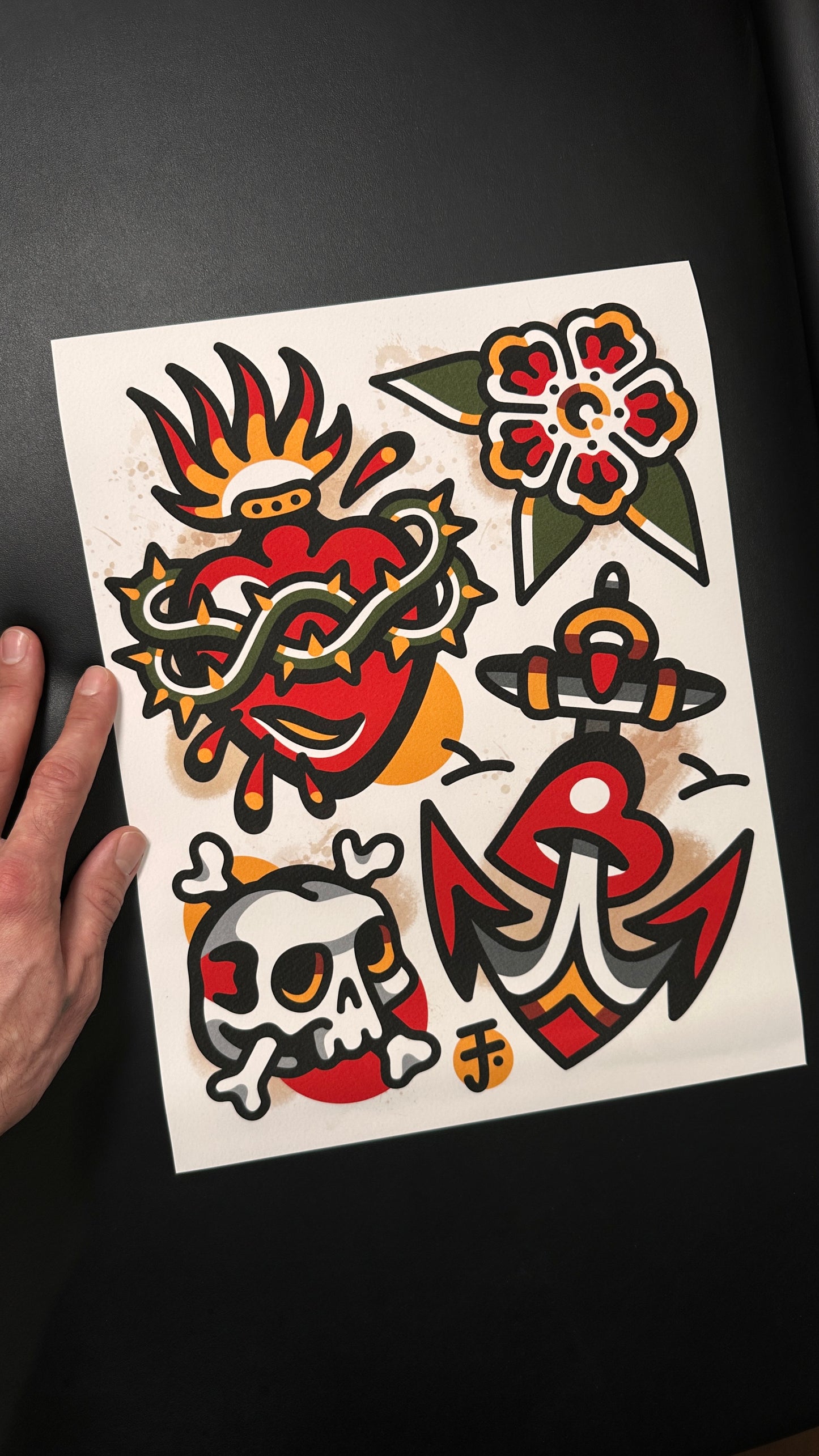 Sacred set - 11x14" matte print