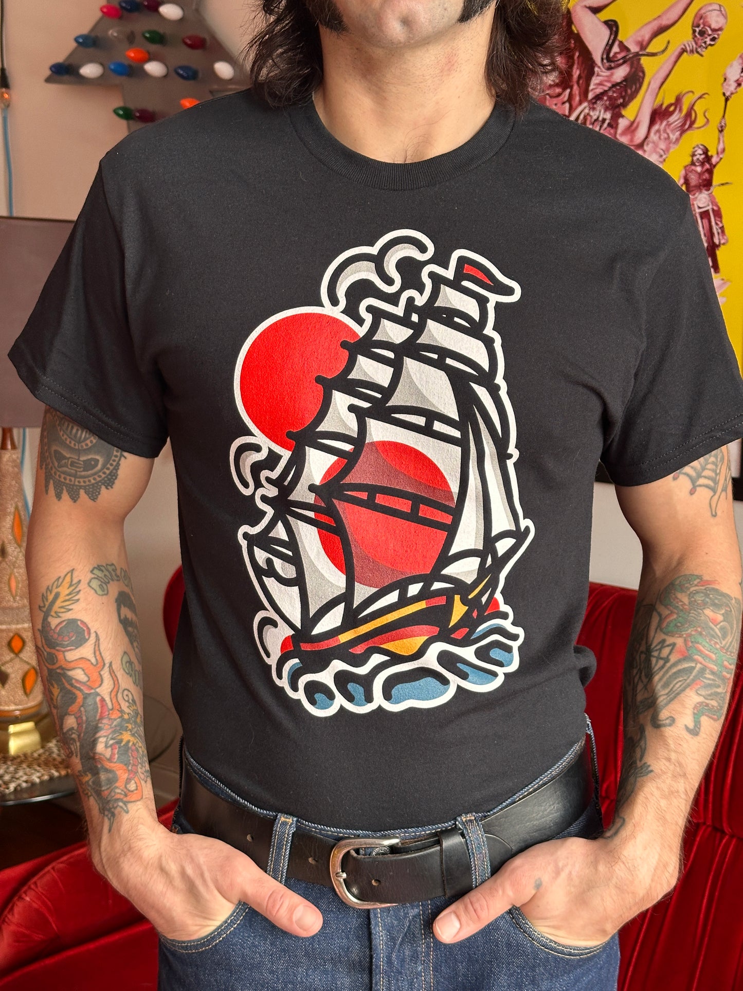 Sunset Sail Tee